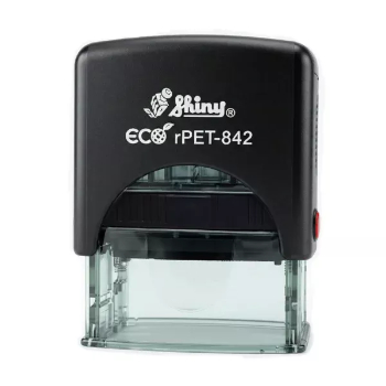 TIMBRE SELLO SHINY RPET-842/ NEGRO 