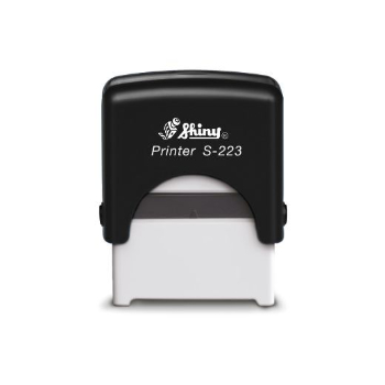 TIMBRE SELLO SHINY S-223 NEGRO