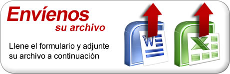 Envíenos su archivo
