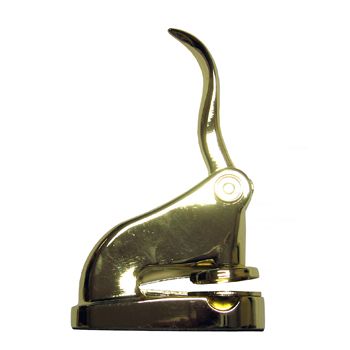 TIMBRE SELLO SECO MR IMPORTADO-DORADO REDONDO 3.8 CMS