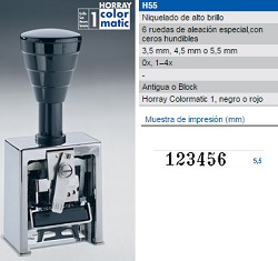 Foliador H55  B2  5,5mm