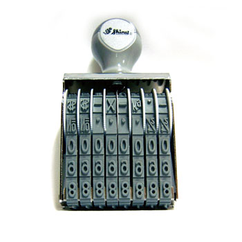 NUMERADOR N18  9MM. 8 DIG.