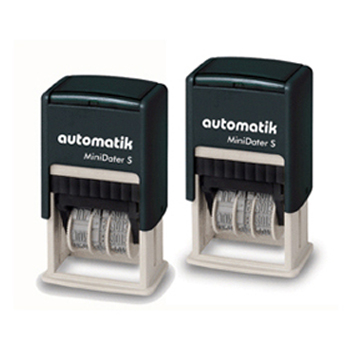 TIMBRE FECHADOR AUTOMATIK MINIDATER C/PLACA  20X5MM ESPANOL