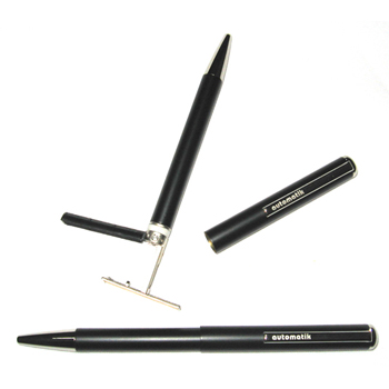 LAPIZ TIMBRE  AUTOMATIK MOD. 3102 NEGRO METAL COMPLETO