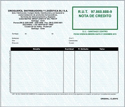NOTAS DE CREDITO (TALONARIO  50