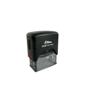 TIMBRE SELLO SHINY R-PET-843 NEGRO
