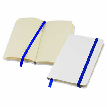 LIBRETA "WHITESKINE" BLANCO / AZUL