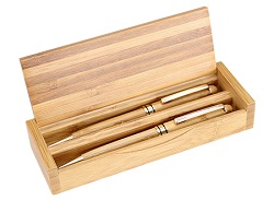 SET ESTUCHE 02 LÁPICES BAMBOO