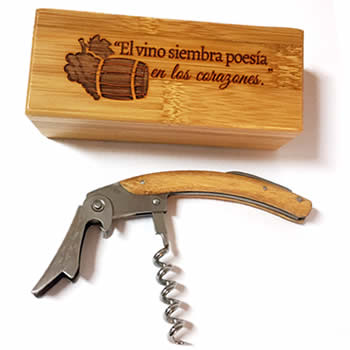 MULTI-HERRAMIENTA EN CAJA SOLIDA PARA VINO